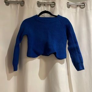 SOLD | Wilfred scallop blue sweater